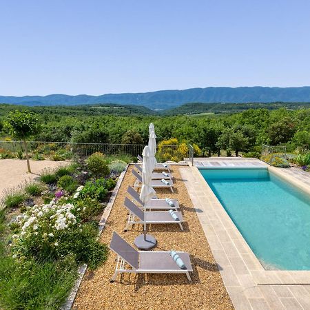 Vila Bastide De Viens - Vue Luberon, Piscine Chauffee, Boulodrome Exteriér fotografie